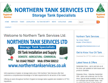 Tablet Screenshot of northerntankservices.co.uk